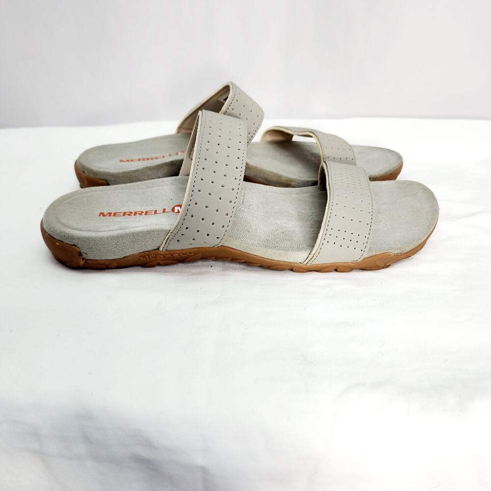 Merrell Gray Memory Foam Slip On Double Strap Wom… - image 3